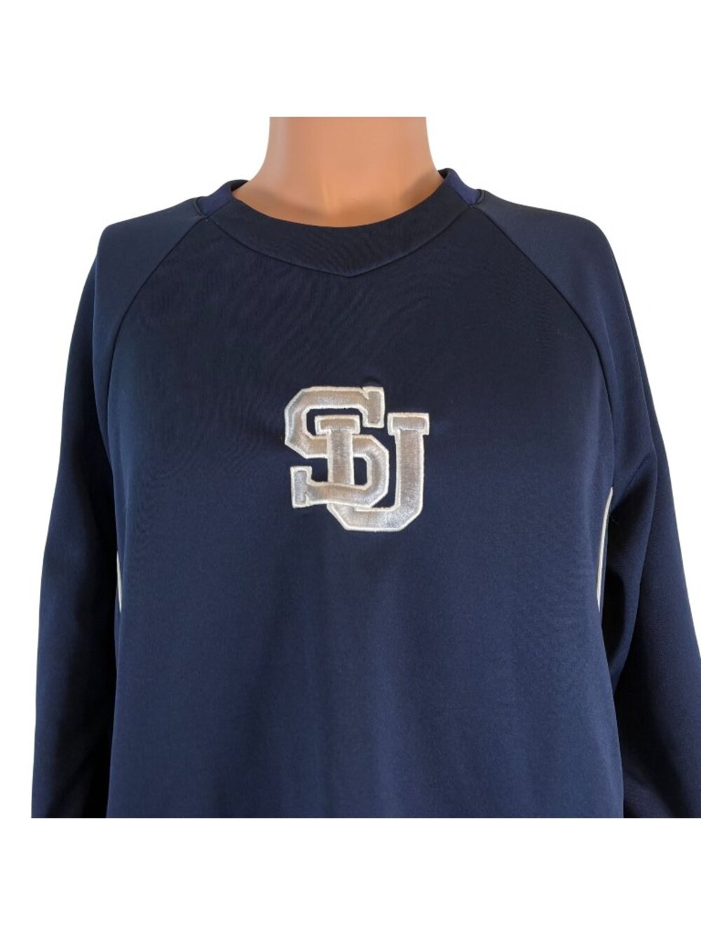 Suffolk Rams Baseball Sweatshirt Mens Size XL Majestic NCAA College Therma Base